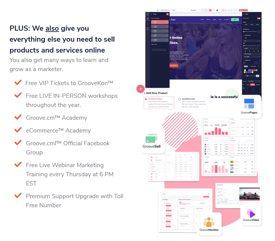 GrooveFunnels Bonuses
