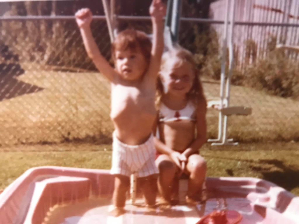 Joel and Tracie Therien as kids