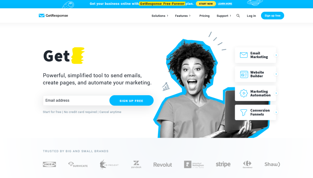 GetResponse Email Marketing Platform for Ecommerce