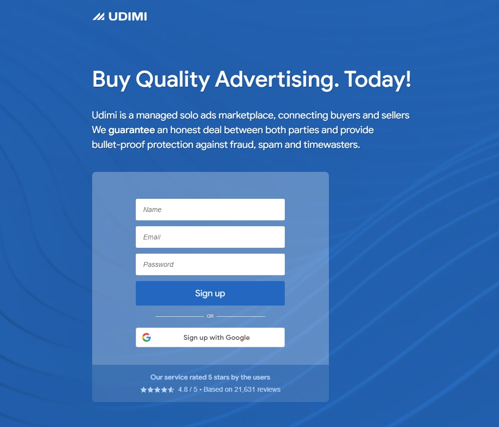 Udimi Website