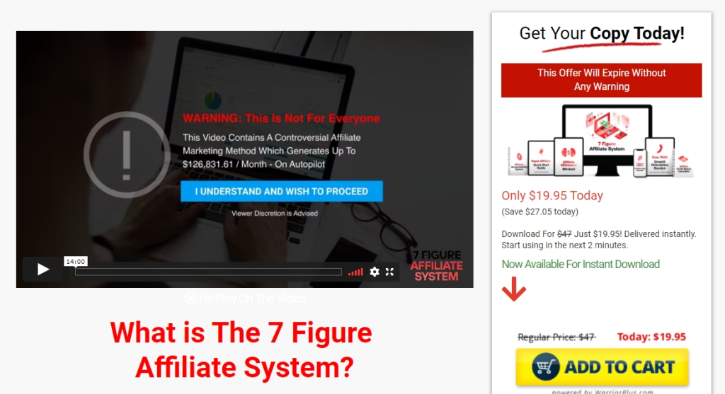 7 Figure Affiliate System