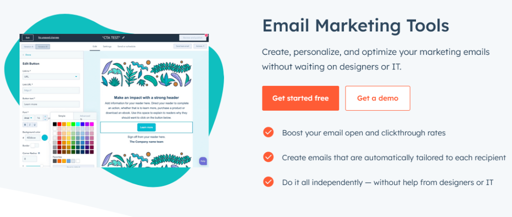 HubSpot Email Marketing Software Tools