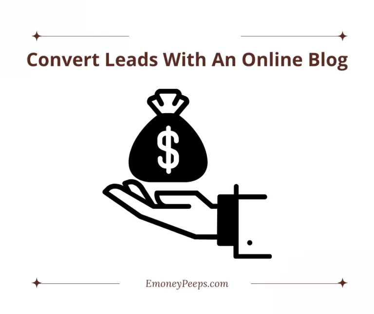 convert leads with an online blog