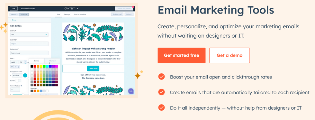 Free Email Marketing Tools With HubSpot