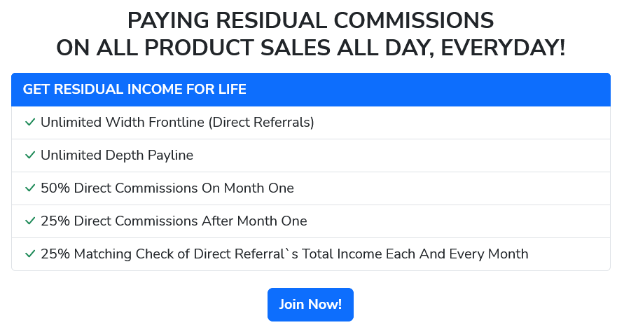 Compensation Plan For Affiliates