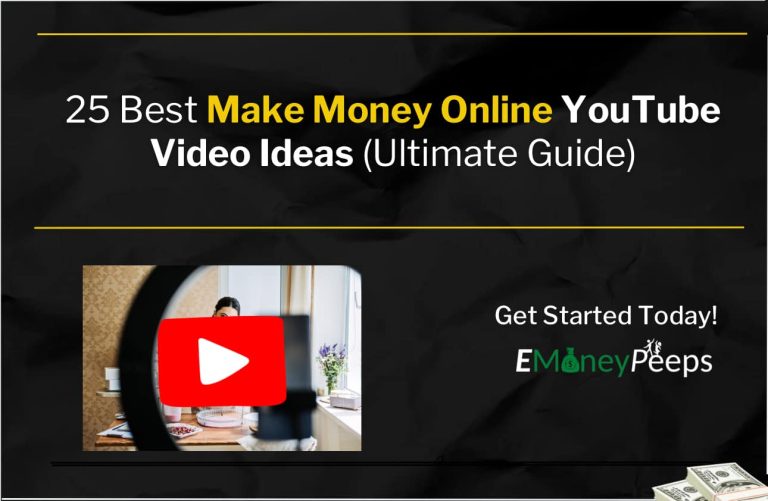 Best Make Money Online YouTube Video Ideas