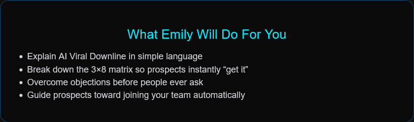 AI Viral Downline Meet Emily